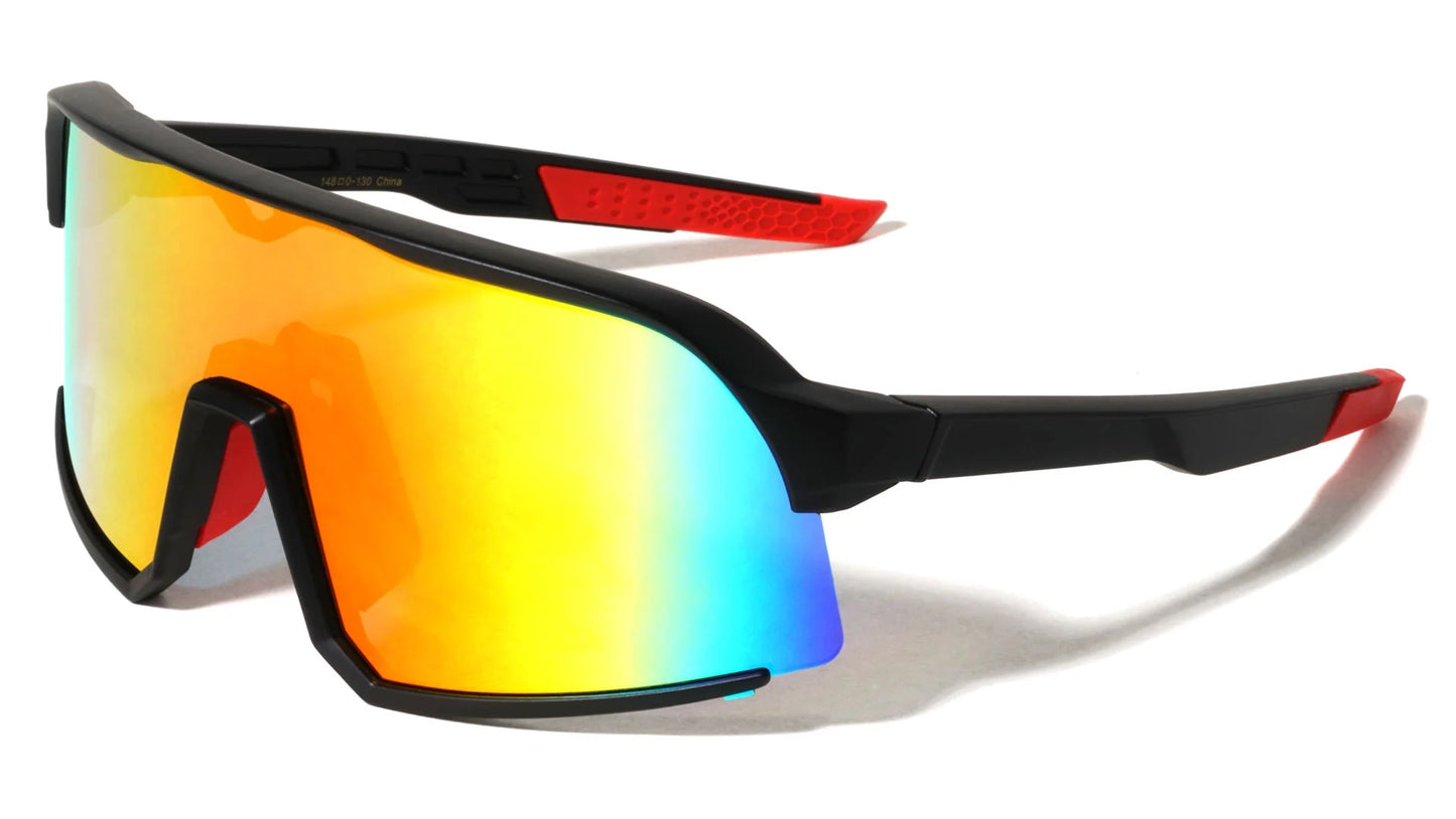 Semi- Rimless Color Mirror Shield bp0314-cm
