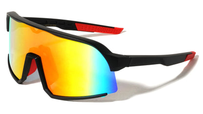 Semi- Rimless Color Mirror Shield bp0314-cm