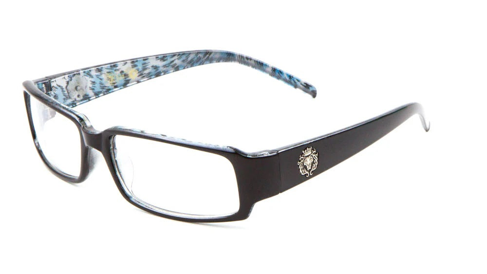 Lion Head Rectangle Clear Lens clr-5209-lh