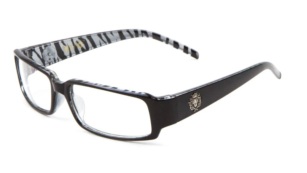 Lion Head Rectangle Clear Lens clr-5209-lh