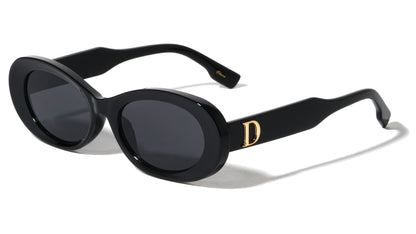 Retro Fashion Oval Sunglasses d-7002