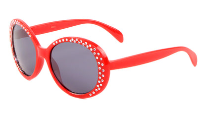 Kids Oval Diamond Sunglasses k841