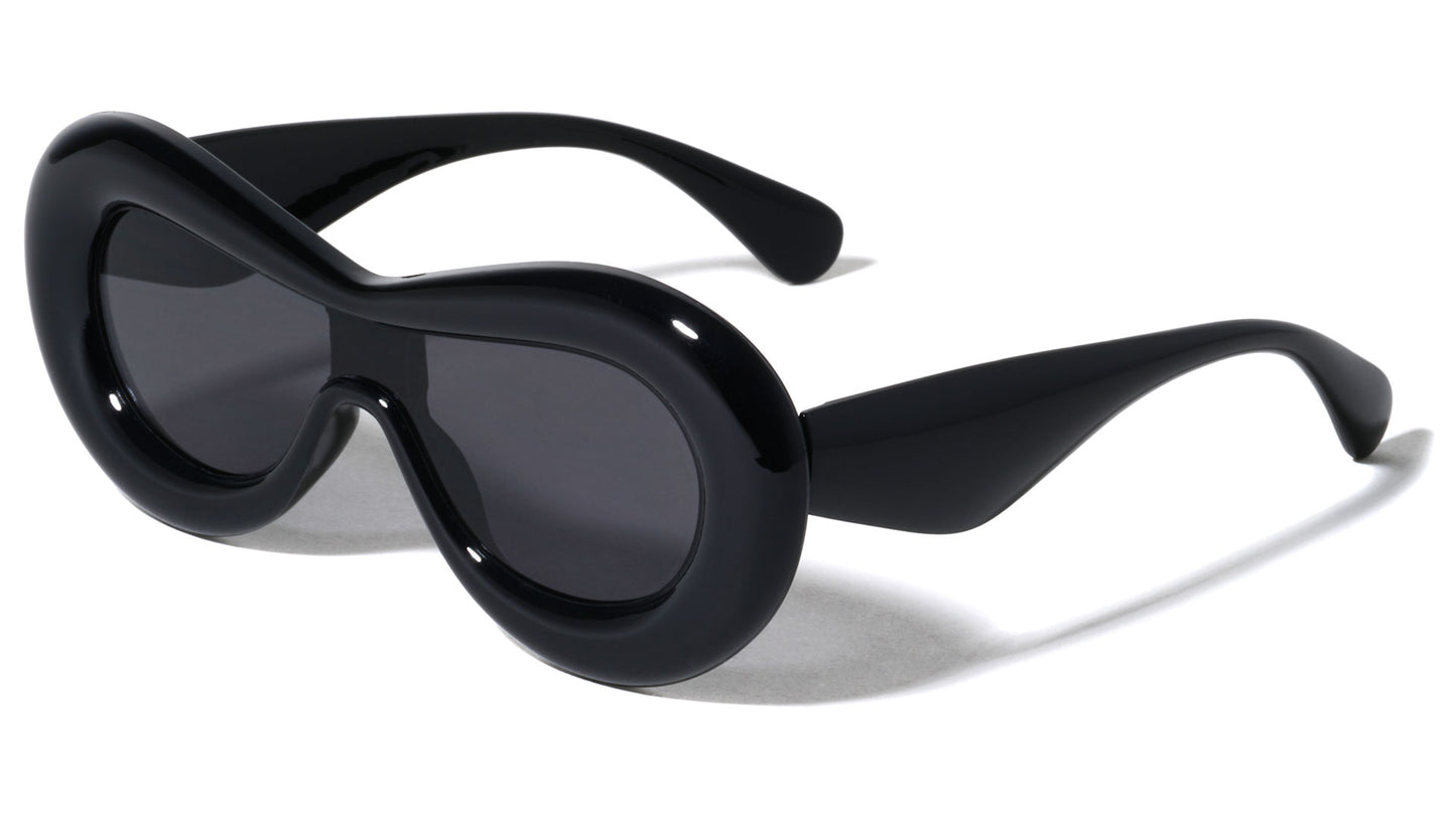 Kids Plastic Shield Sunglasses k909-inflated
