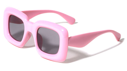 Kids Plastic Square Sunglasses k911-inflated