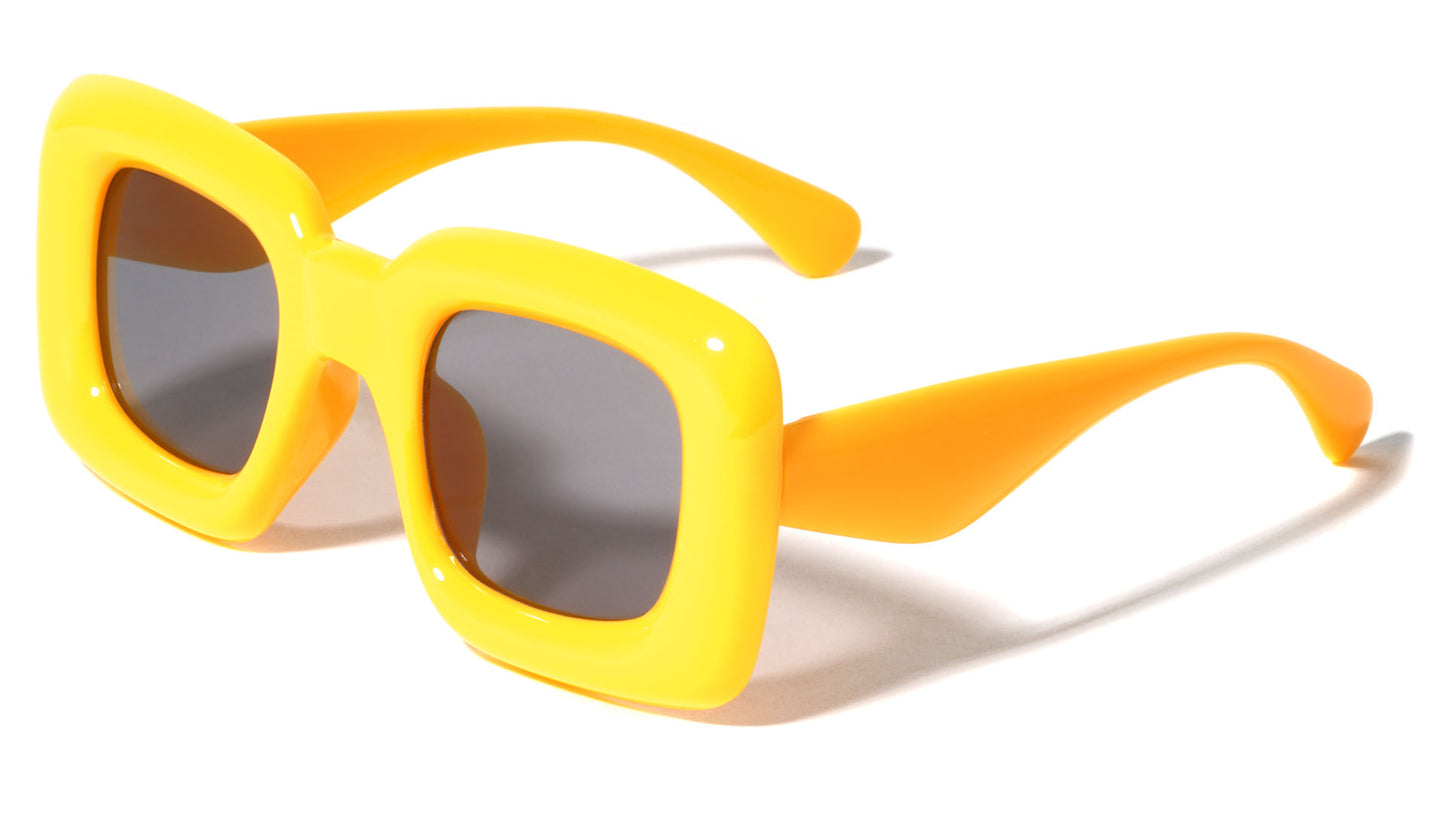 Kids Plastic Square Sunglasses k911-inflated