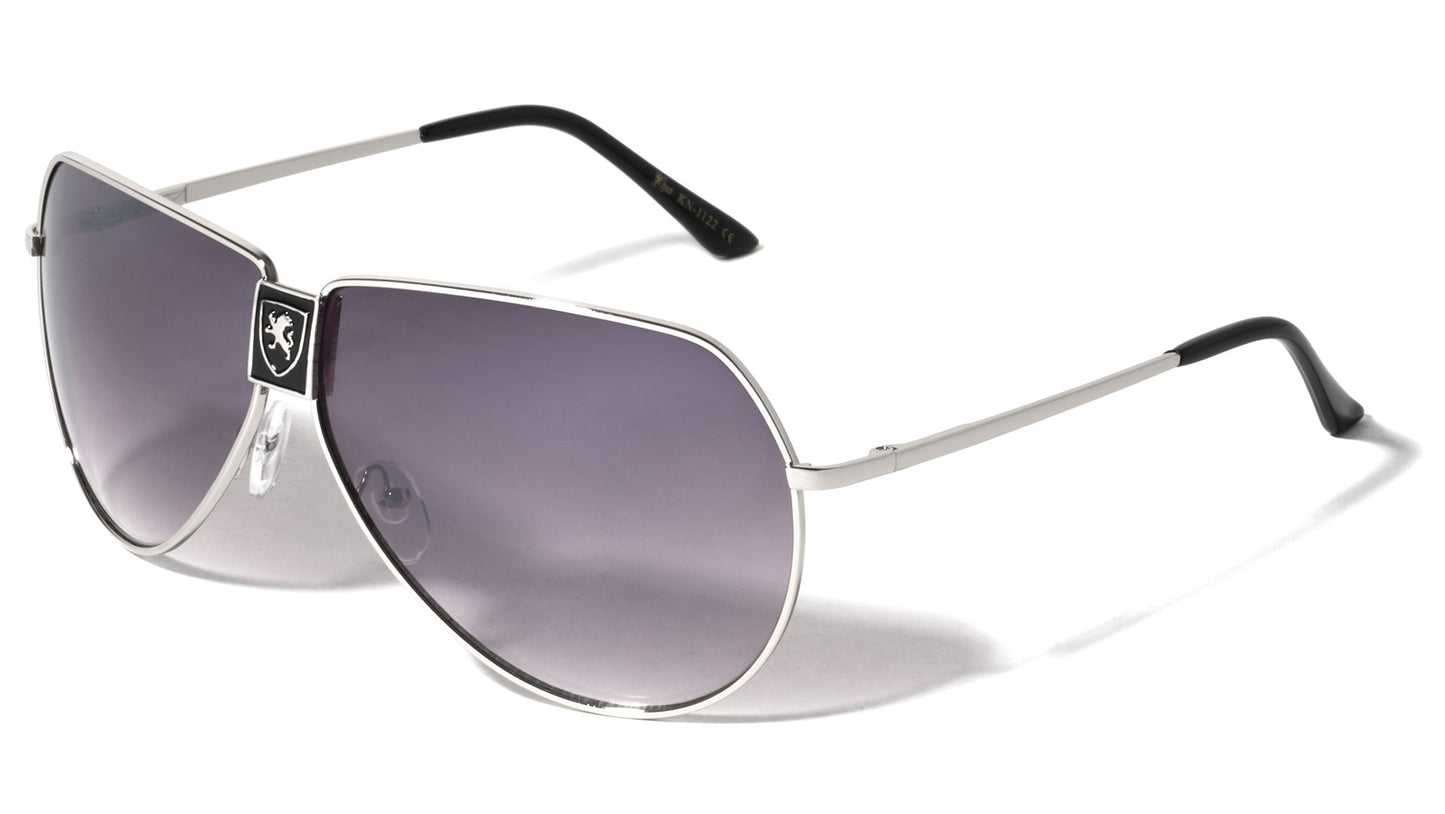 Khan Metallic Aviator Sunglasses kn-112