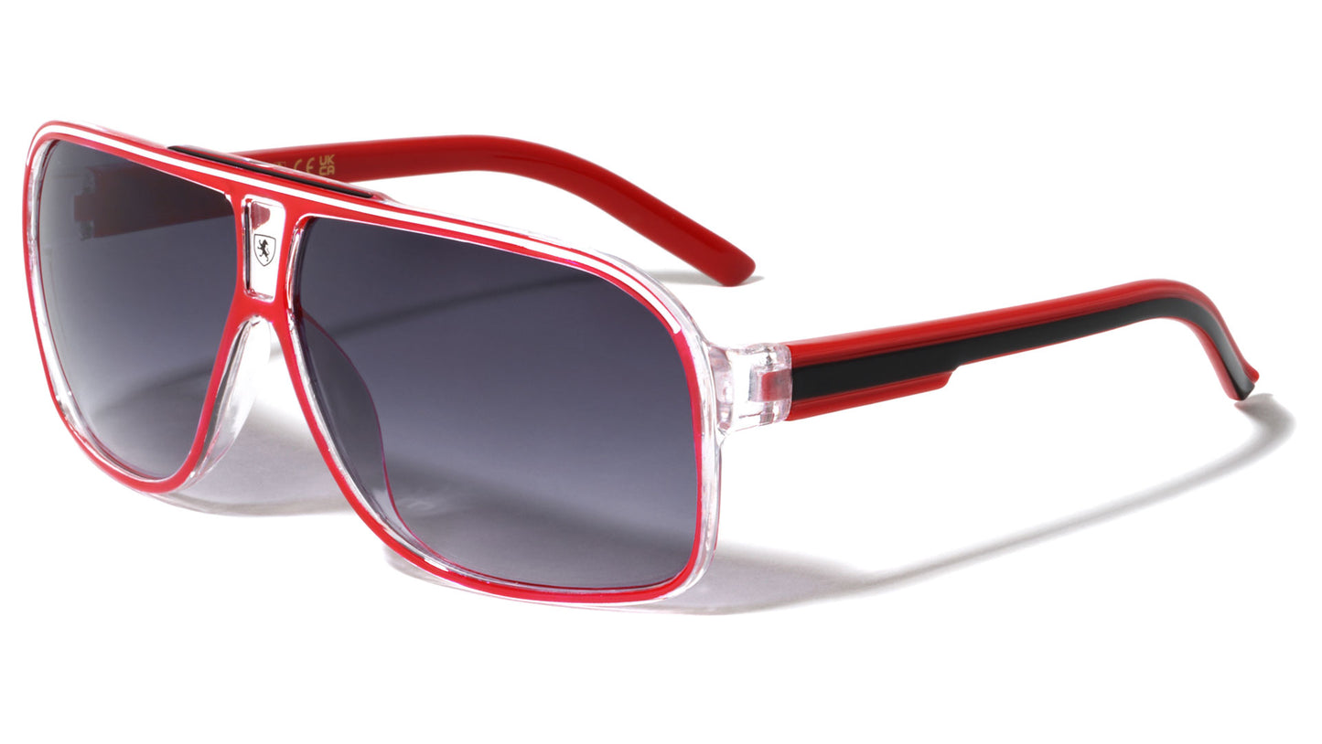 Khan Crystal Frame Aviator Sunglasses kn-5135