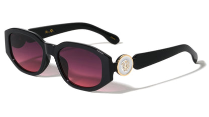 Lion Head Geometric Frame Sunglasses lh-p4109