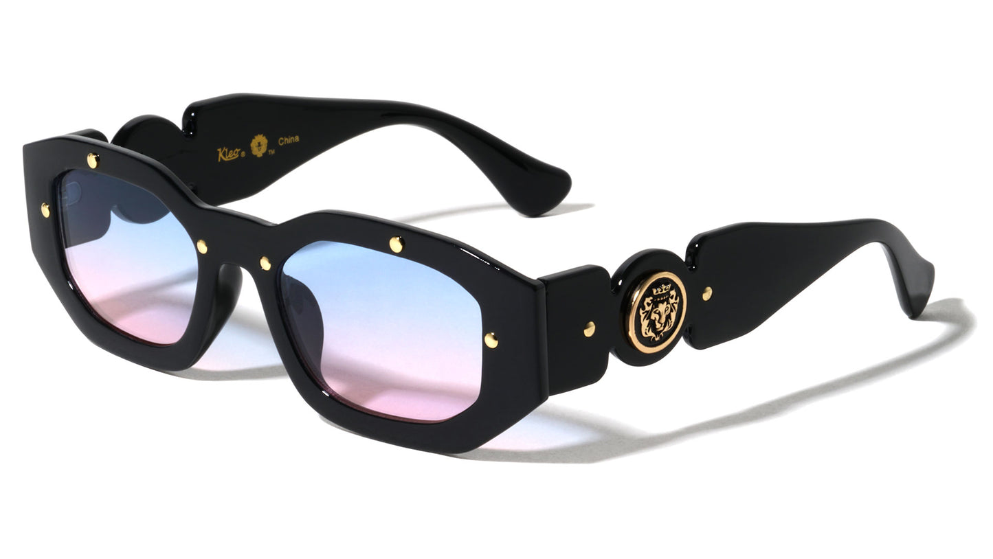 Lion Head Coin Logo Geometric Shades lh-p4111