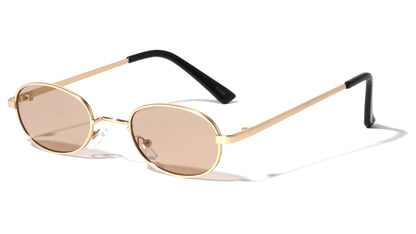 Metallic Oval Sunglasses m10729
