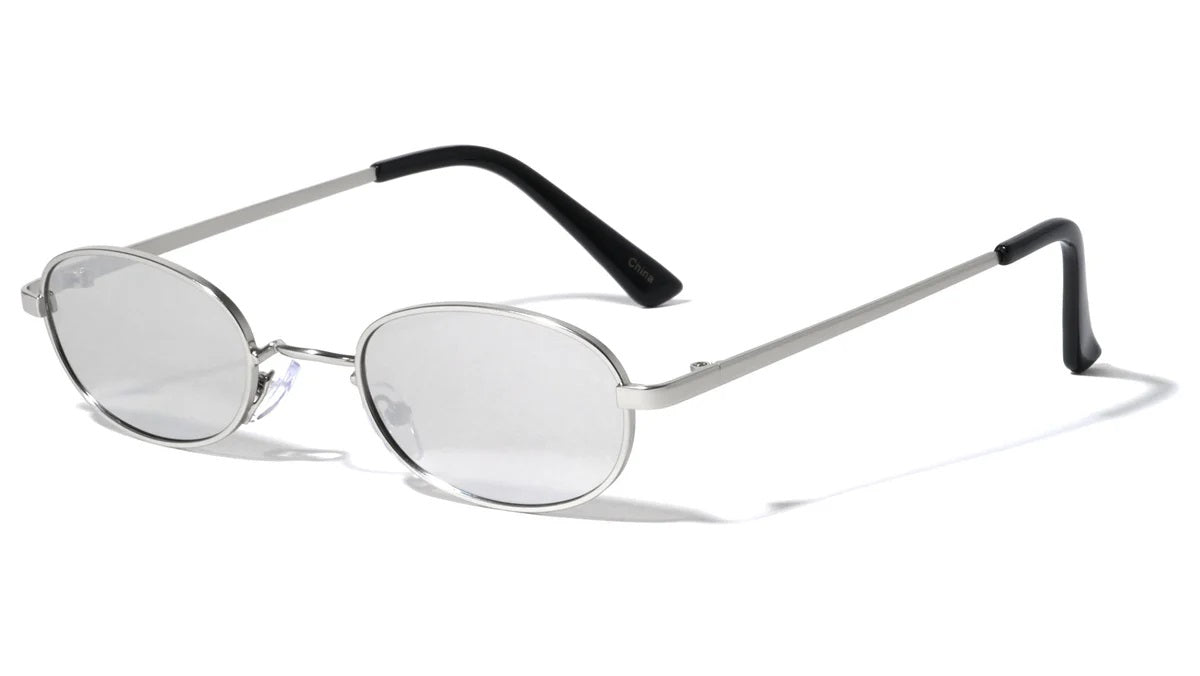 Metallic Oval Sunglasses m10729