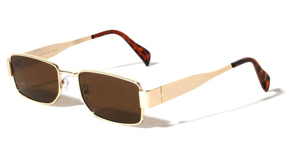 Metal Rectangle Frame Sunglasses m10975
