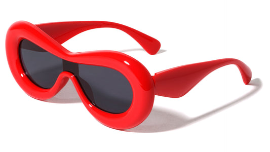 Fashion Inflated Shield Sunglasses p1023