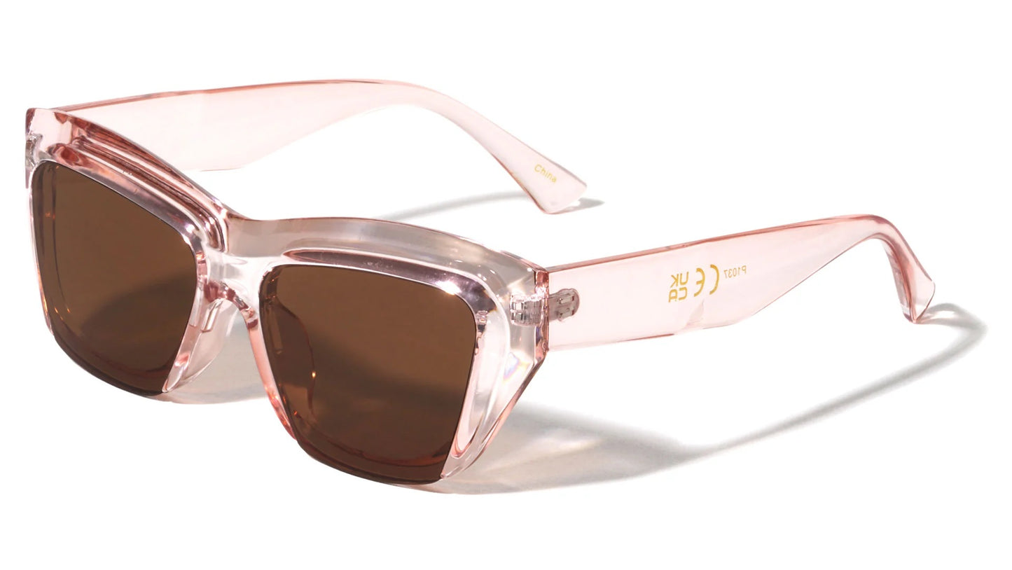 Crystal Color Cat Eye Frame Sunglasses p1037