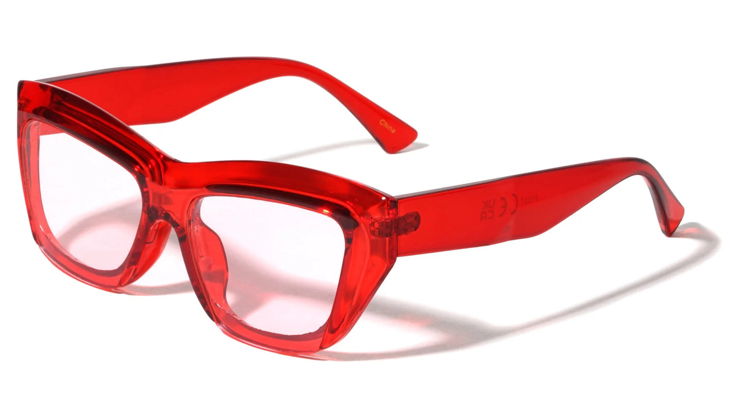 Crystal Color Cat Eye Frame Sunglasses p1037