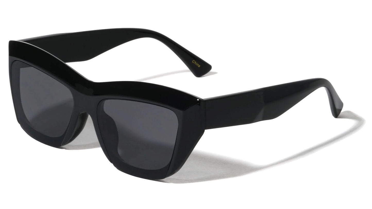 Crystal Color Cat Eye Frame Sunglasses p1037