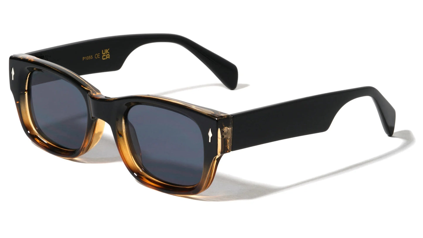 Crystal Color Square Frame Sunglasses p1055