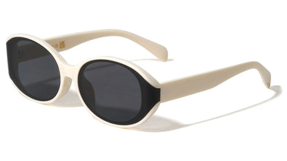 Curved Side Lens Oval Sunglasses p1062