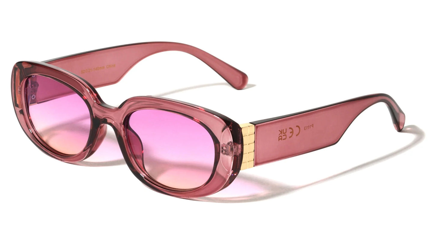 Retro Fashion Oval Sunglasses p1113