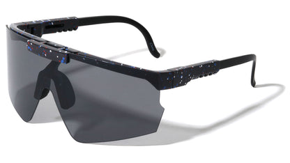 Rimless Flip-Up Shield Sunglasses p30605