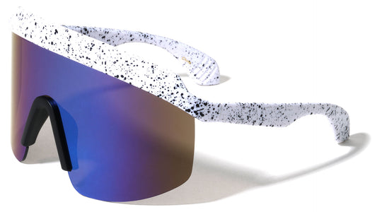 Oversized Shield Sports Sunglasses p30623-cm