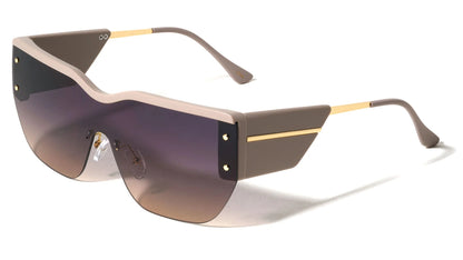 Semi-Rimless One Piece Lens Sunglasses p30666