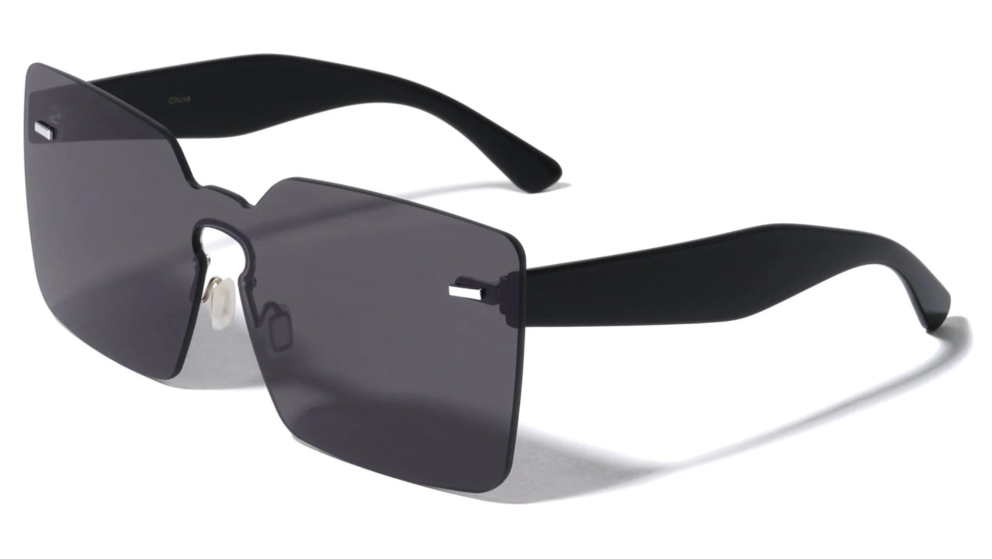 Rimless Crystal Color Sunglasses p6290-co