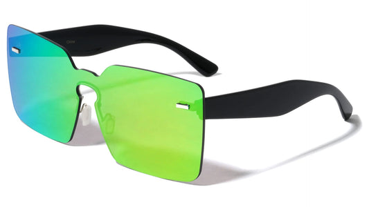 Rimless Color Mirror Sunglasses p6309-cm
