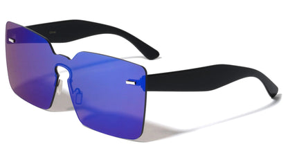 Rimless Color Mirror Sunglasses p6309-cm