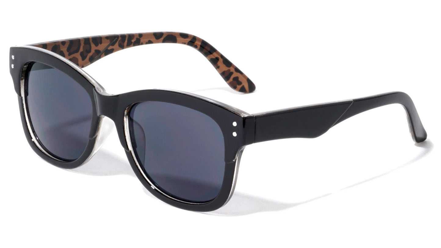 Retro Classic Animal Print Sunglasses w-639