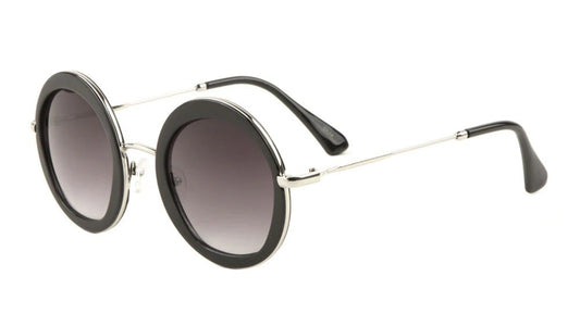 Fashion Metallic Round Sunglasses m10087