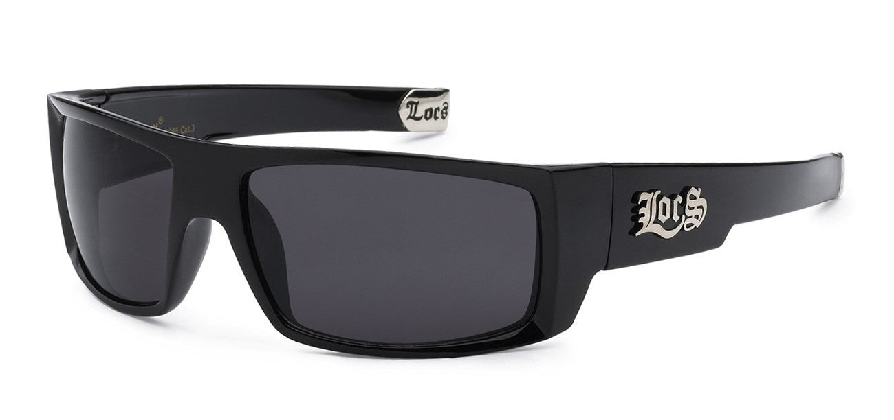 Locs Black Men Sunglasses loc91025-bk