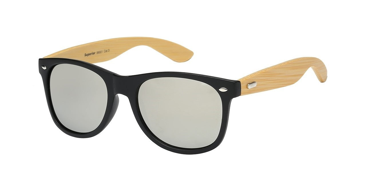 Bamboo Wood Wayfarer Sunglasses sup89001