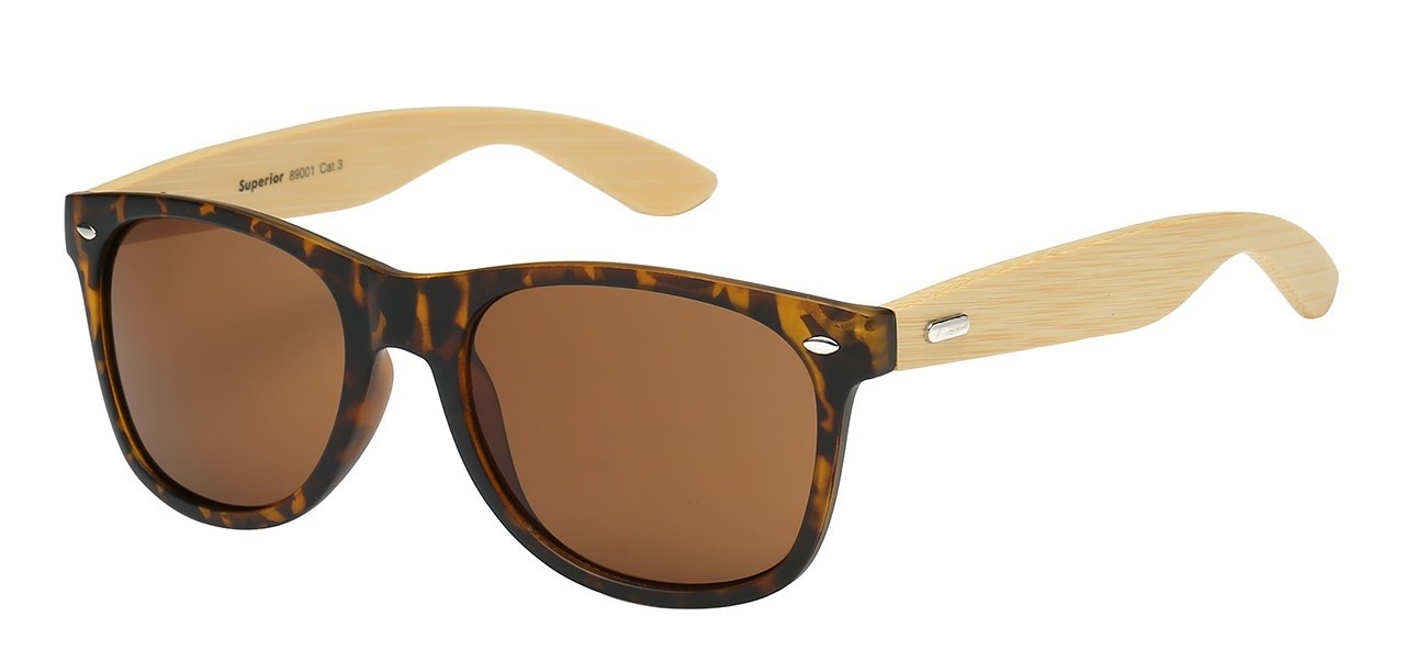 Bamboo Wood Wayfarer Sunglasses sup89001