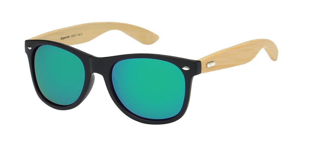 Bamboo Wood Wayfarer Sunglasses sup89001