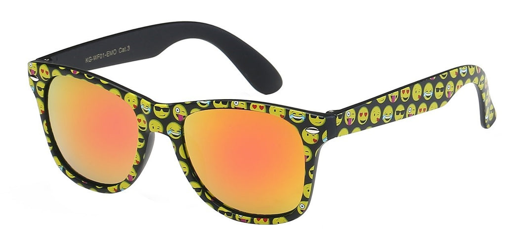 Kids Wayfarer Emoji Sunglasses kg-wf01-emo