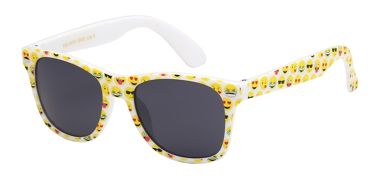 Kids Wayfarer Emoji Sunglasses kg-wf01-emo