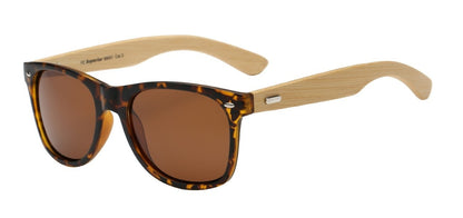 Polarized Bamboo Wayfarer Shades pz-sup89001