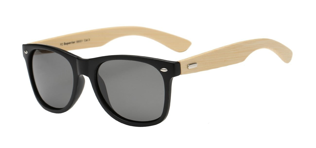 Polarized Bamboo Wayfarer Shades pz-sup89001