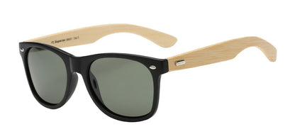 Polarized Bamboo Wayfarer Shades pz-sup89001