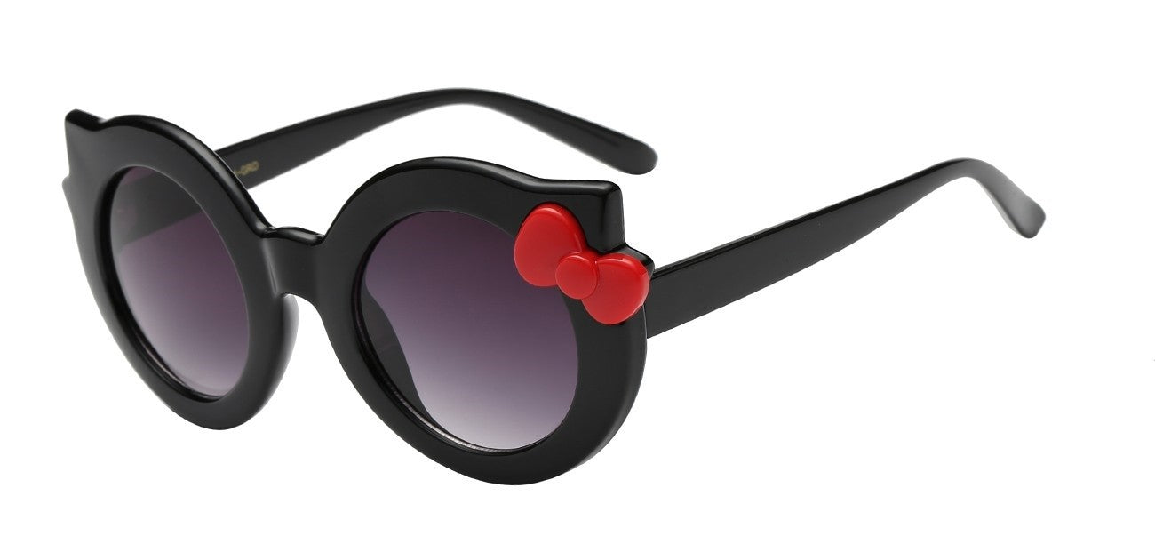 Wayfarer Kitty Bow Sunglasses kt04-grd