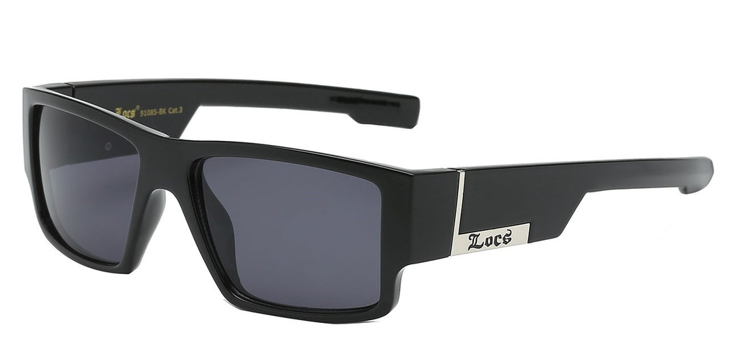 Locs Casual Daily Wear Sunglasses loc91085-bk