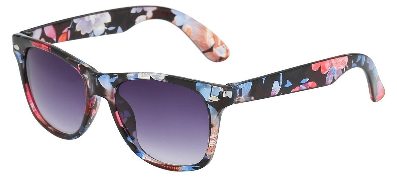 Kids Wayfarer Floral Print kg-wf01-flw