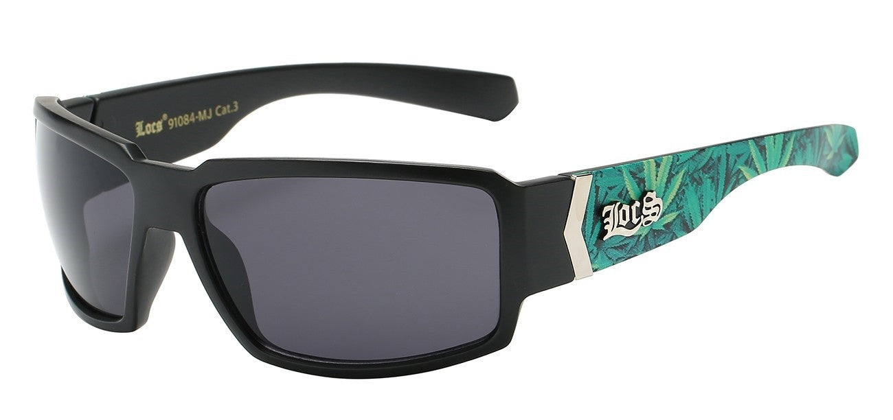 Locs Matte Black Sunglasses loc91084-mj