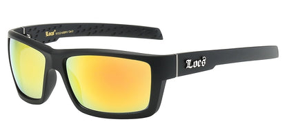 Locs Mirror Lens Sunglasses loc91132-mbrv