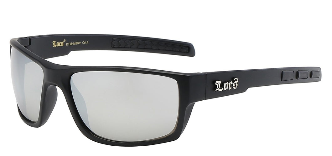 Locs Square Sunglasses loc91136-mbrv