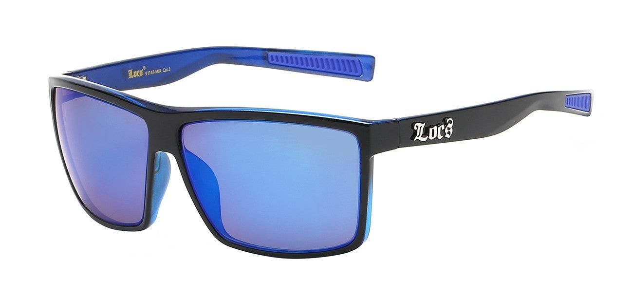 Locs Casual Square Sunglasses loc91141-mix