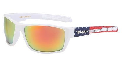 Xloop Star Print Temple Sunglasses x2590