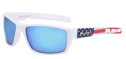 Xloop Star Print Temple Sunglasses x2590