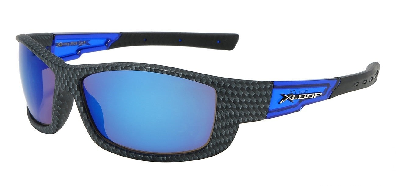 Xloop Carbon Fiber Print Sunglasses x2609